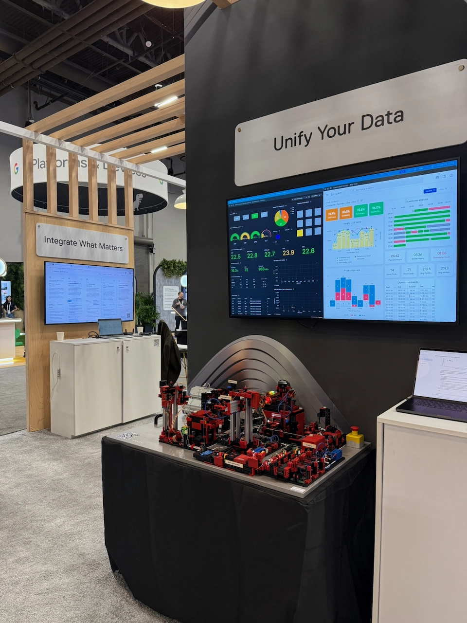 The kit on the Google Cloud Next show floor
